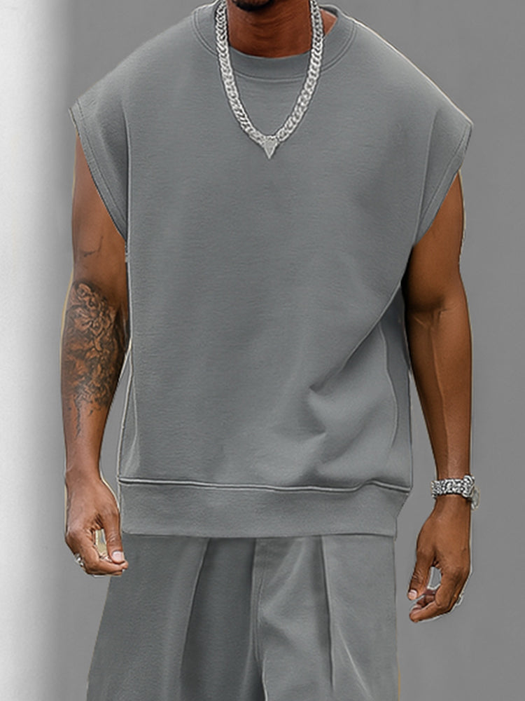 Urban Street Style Tank Top Pants Set
