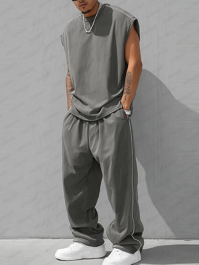 Athleisure Comfort Tank Top Pants Set