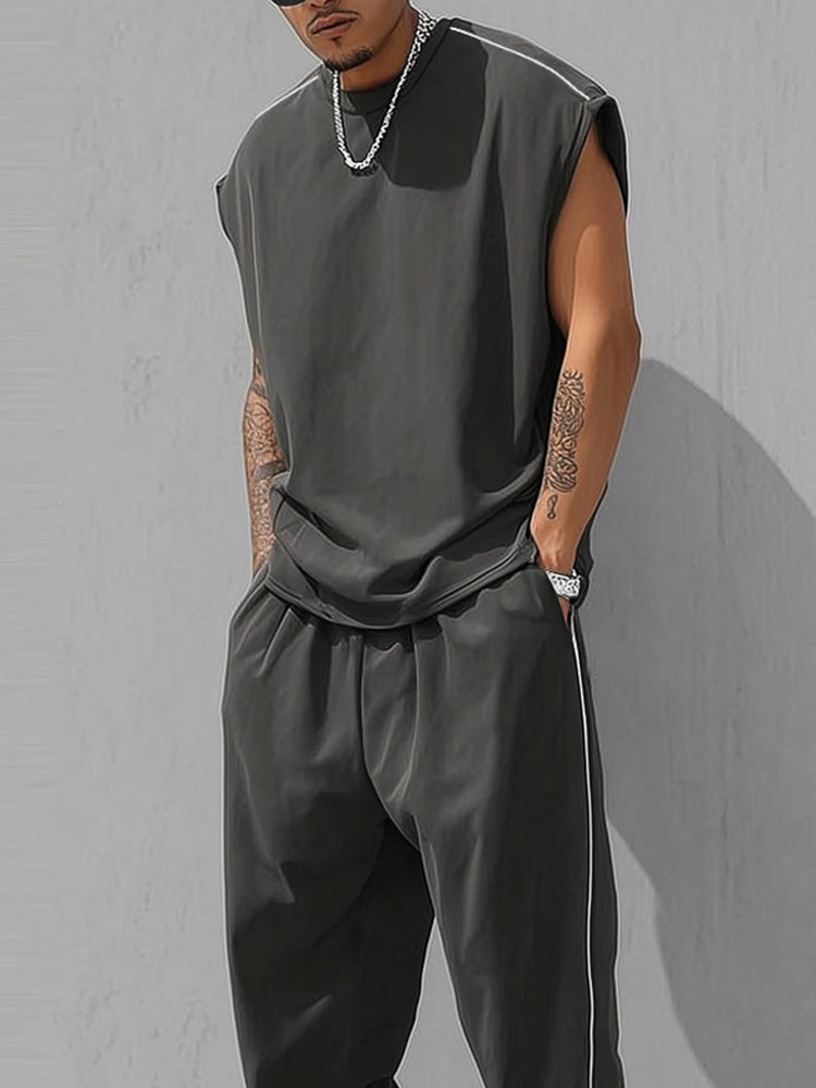 Athleisure Comfort Tank Top Pants Set