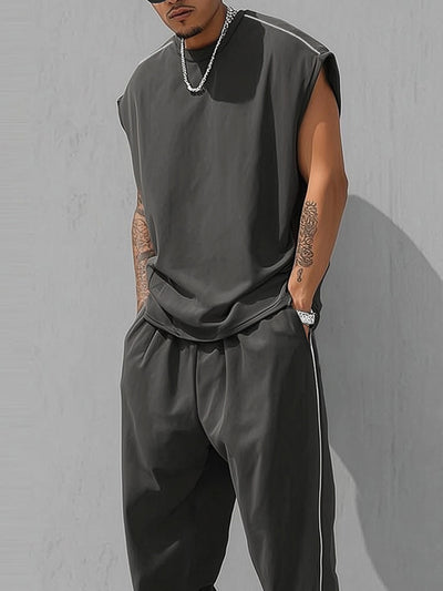 Athleisure Comfort Tank Top Pants Set