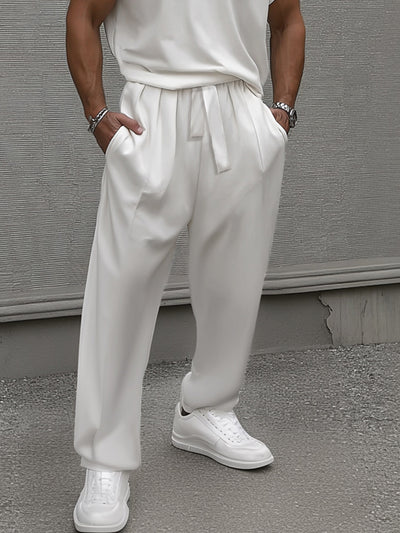 Versatile Street Fashion Tank Top Pants Set