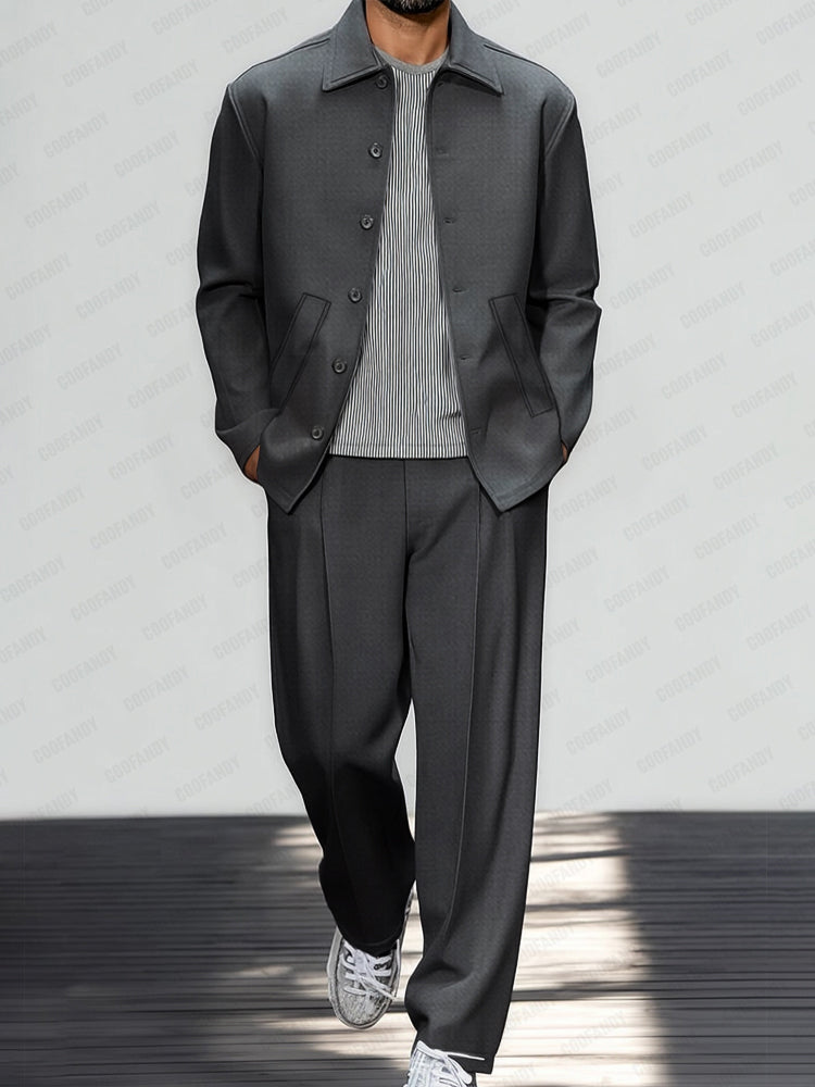 Urban Luxe Casual Suit Set