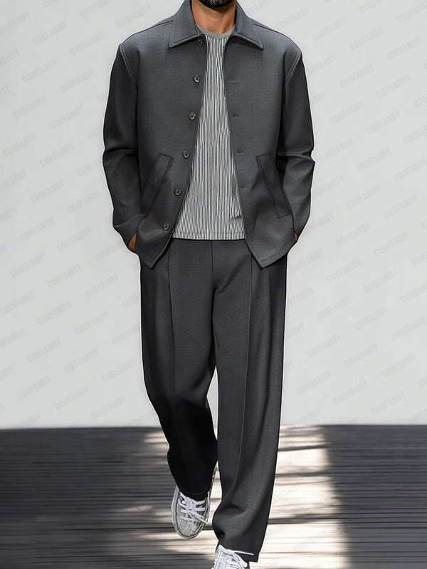 Urban Luxe Casual Suit Set