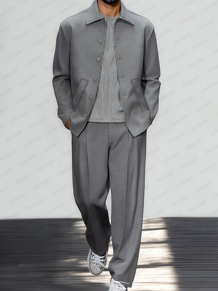 Urban Luxe Casual Suit Set