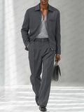 Modern Fashion Thin Jacket Pants Set