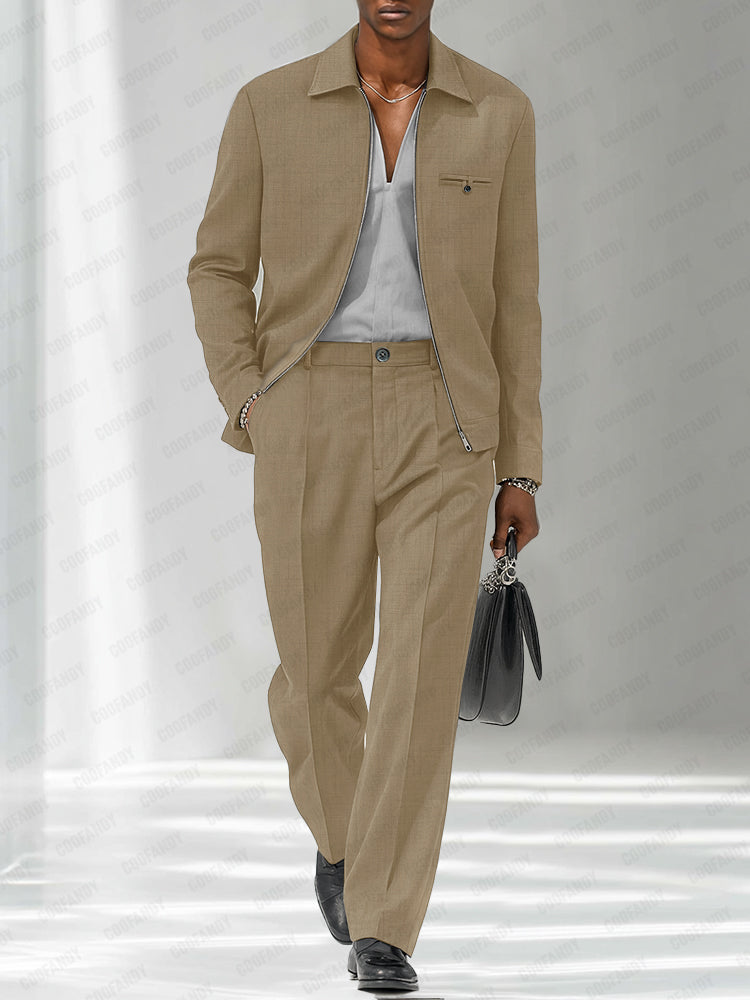Modern Fashion Jacket Pants Set