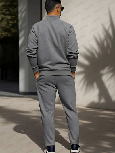 Athleisure Comfort Raglan Sleeve Jacket Set