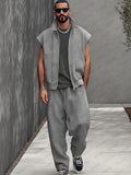 Athleisure Street Vibe Vest Pants Set