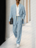 Effortless Relaxed Fit Suit Set