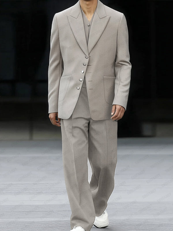 Business Casual Blazer Pants Matching Set