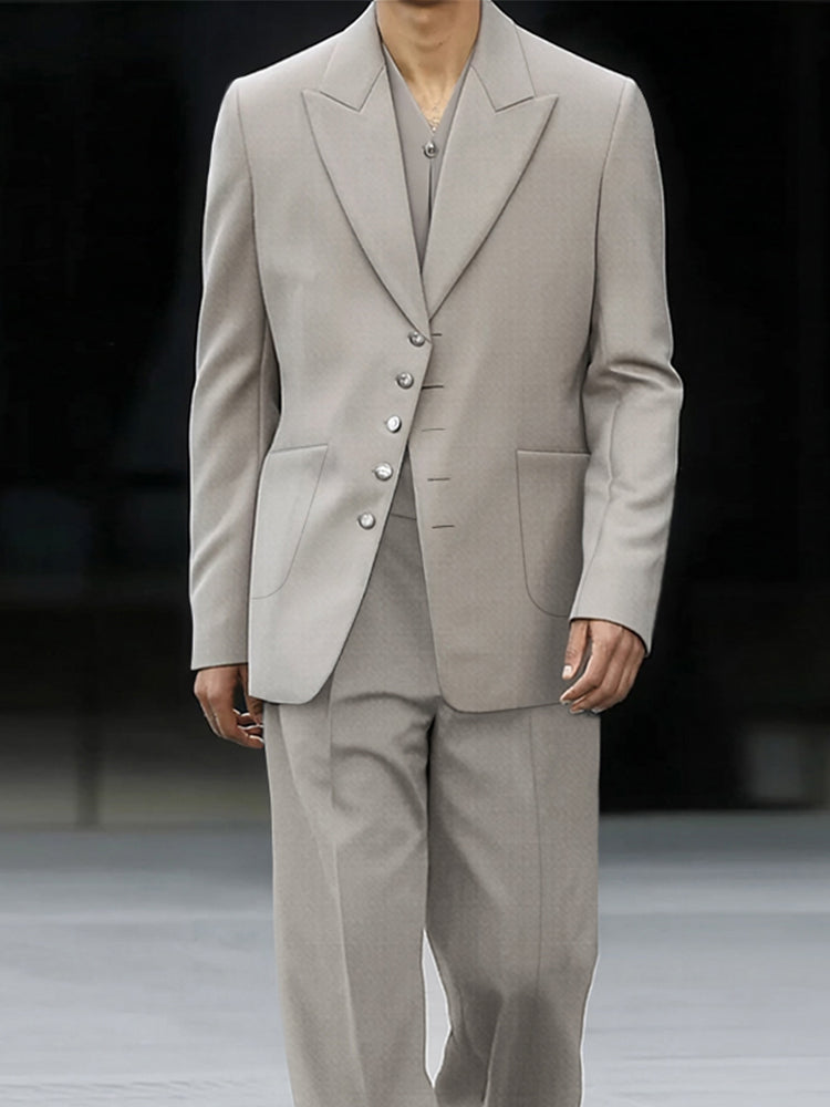 Business Casual Blazer Pants Matching Set