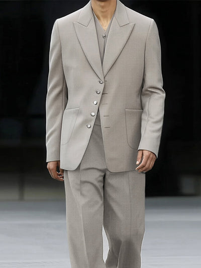 Business Casual Blazer Pants Matching Set