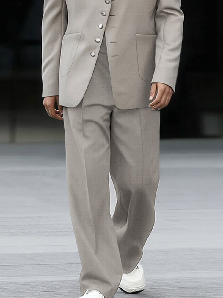 Business Casual Blazer Pants Matching Set