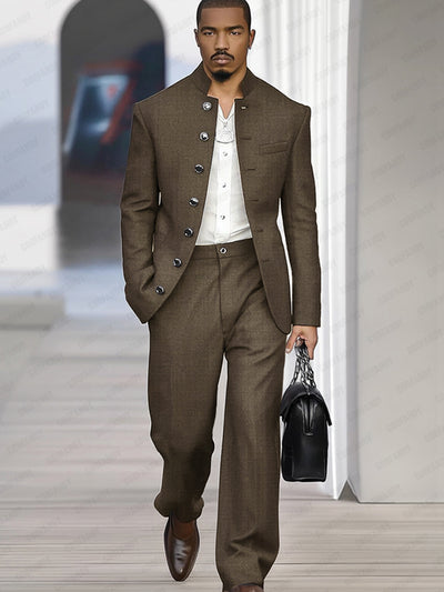 Elegant Vintage-Inspired Suit Set