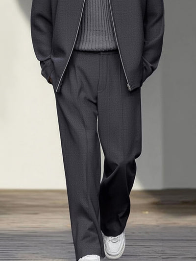Smart Casual Jacket Pants Set