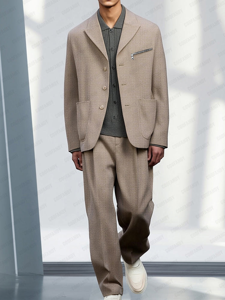 Elegant Smart Casual Suit Set