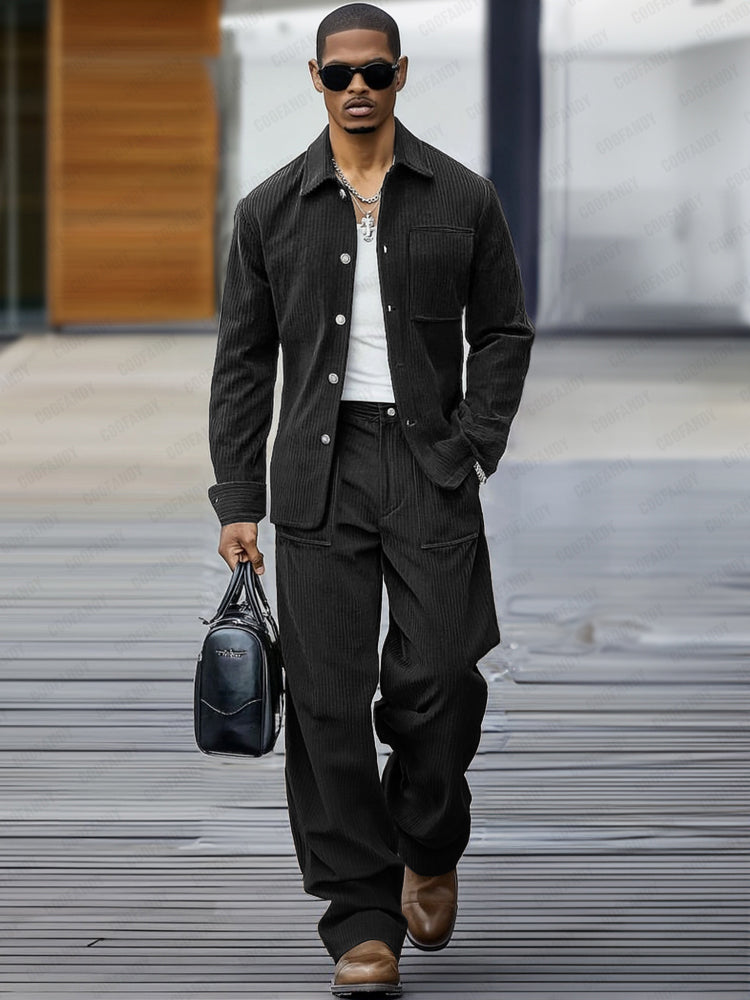 Premium Casual Corduroy Matching Set