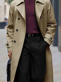 Comfort Double Breasted Lined Trench Coat
