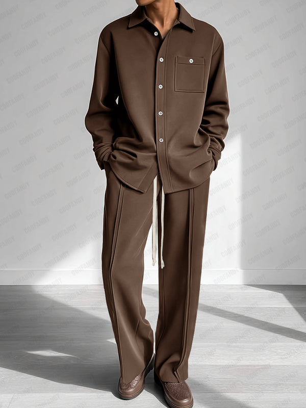 Smart Casual Simple 2-Piece Set