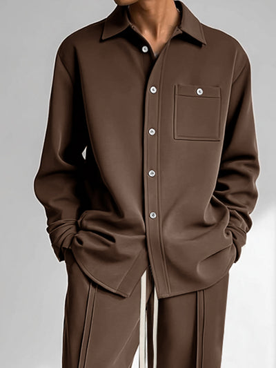 Smart Casual Simple 2-Piece Set
