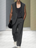 Elegant Urban Vest Pants Set