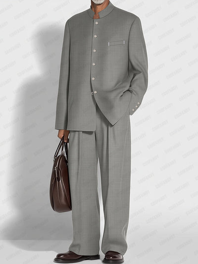 Relaxed Fit Comfort Design Suit Set