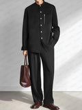 Casual Luxury 2-Piece Suit Set