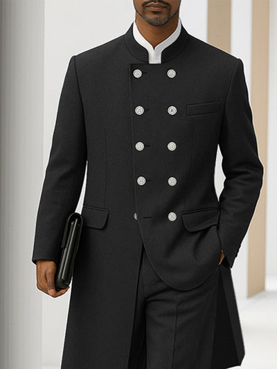 Refined Tailoring Double-Breasted Matching Set