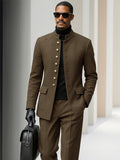 Modern Gentleman Coat Pants Set