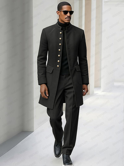 Modern Gentleman Coat Pants Set