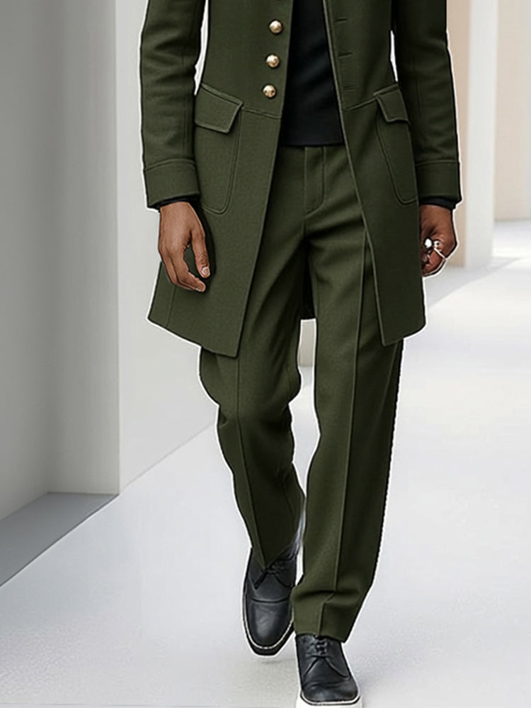 Modern Gentleman Coat Pants Set