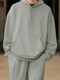 Casual Relaxed Style Hoodie Pants Set