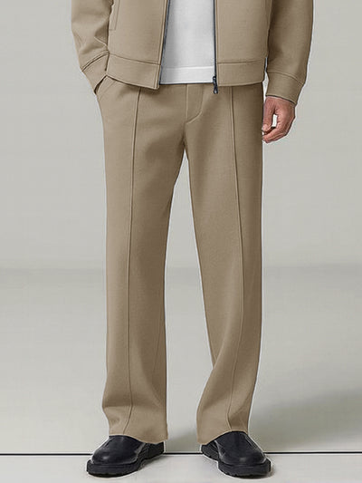 Simple Elegant Jacket Pants Set