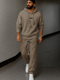 Casual Street Style Hoodie Pants Set