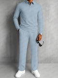 Modern Polo and Pants Sporty Set