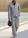Refined Leisure Jacket Pants Set