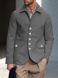 Minimalist Soft Relaxed Fit Suit Jacket