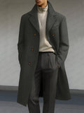 Vintage-Inspired Herringbone Coat