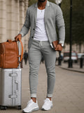 Athletic Inspired Blazer Pants Set
