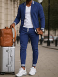 Athletic Inspired Blazer Pants Set