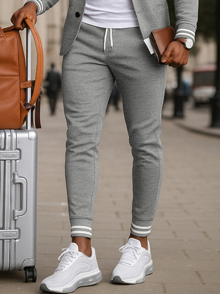 Athletic Inspired Blazer Pants Set