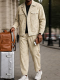 Travel Essential Corduroy Matching Set