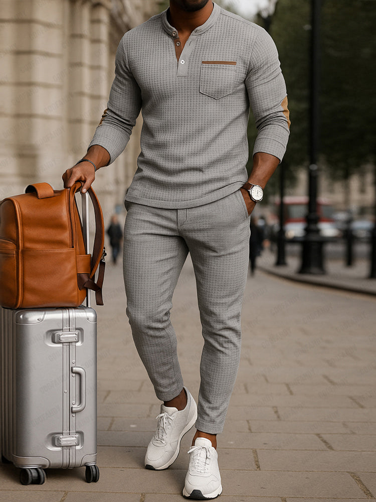 Athleisure Textured 2-Piece Matching Set