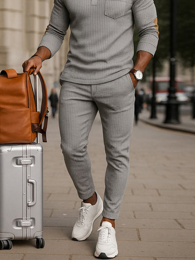Athleisure Textured 2-Piece Matching Set