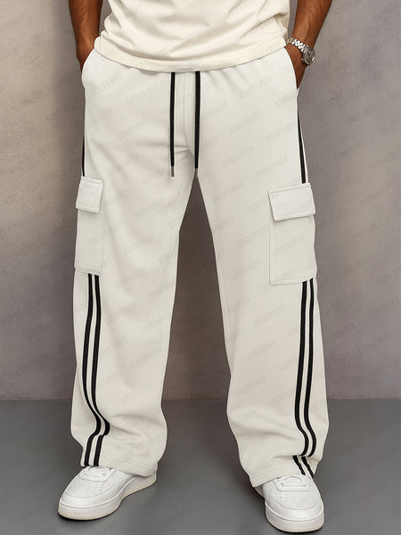 Athleisure Side Stripe Cargo Pants – COOFANDY