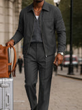 Casual Commuting Style Jacket Pants Set