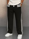 Athletic Stripe Design Jogger Pants