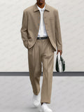 Modern Comfort Suit Jacket Pants Set