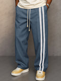 Relaxed Fit Side Stripe Casual Pants