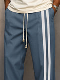Relaxed Fit Side Stripe Casual Pants